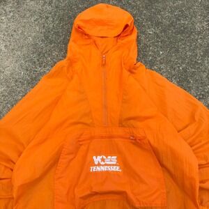 Vintage 90s Genuine Stuff Tennessee Volunteers Windbreaker Orange Large (d9)